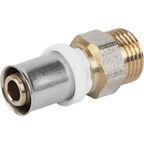 Муфта комбинированная Aquasfera 1/2"x16 мм НР латунь 027-8796