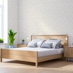 Обои флизелиновые Inspire Brice бежевые 1.06 м White 0