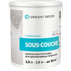 Грунтовка для декоративных покрытий Vincent Decor Sous-Couсhe 2,5 л