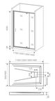 Душевая дверь Good Door  Orion WTW-PD-100-C-CH