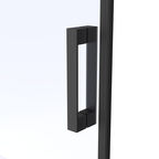 Душевой уголок Vegas-Glass 100x100 ZP+ZPV Protec 100*100 02М 01 профиль черный матовый, стекло прозрачное