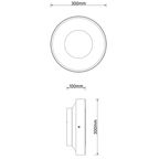 Светильник уличный потолочный Inspire Mitsu E27 25 Вт IP44 цвет черный
