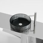 Раковина накладная Ceramica Nova Cristal 36 см CN6060 черная