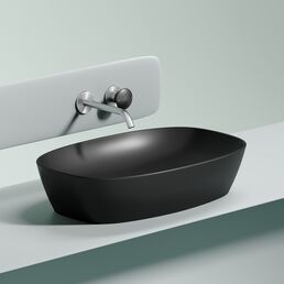 Раковина накладная Ceramica Nova Element 60 см CN6049MB черная матовая