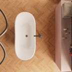 Отдельностоящая ванна Frank 170х75 F6104 White/Red