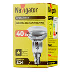 Лампа накаливания Navigator E14  40 Вт 250 Лм 230 В рефлектор матовая