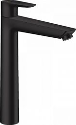 Смеситель Hansgrohe Talis E 71716670 для раковины, со сливным гарнитуром, черный матовый