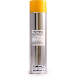 Аэрозольная краска для разметки SOFMIX TRAFFIC MARKER 510402