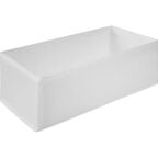 Набор коробок без крышки 15x11x31/15x11x15 см полиэстер цвет белый 4 шт