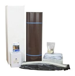 Бассейн Лагуна 3х1,25 темный шоколад