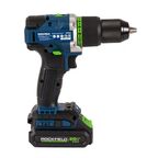 Дрель-шуруповерт аккумуляторная ударная бесщеточная Rockfield RF2062BK, 20 В Li-ion 2x2 Ач
