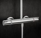 Душевая стойка Hansgrohe Croma 220 Showerpipe 27185000 с термостатом, без излива, хром