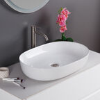 Раковина накладная BelBagno BB1348 61 см белая