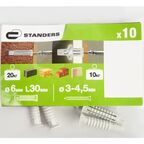 Дюбель универсальный Standers PDU N 6x30 мм нейлон 10 шт.