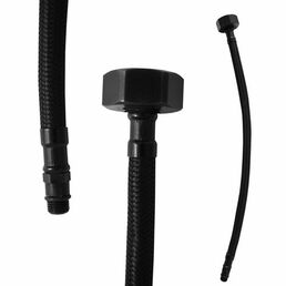 Шланг подключения RAV Slezak, M10xF1/2", 35см, чёрный матовый IF0012CMAT