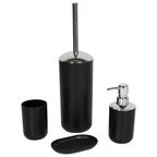 Мыльница Swensa Jolli SWP-2416-BLK-04 пластик цвет черный