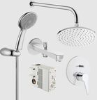 Душевая система встраиваемая Vitra Solid S A49287EXP хром, с изливом и встраиваемой частью