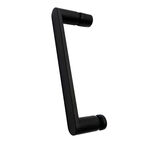 Душевой уголок Abber Sonnenstrand 100x75 AG04100BS-S75B стекло прозрачное, профиль черный, без поддона