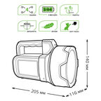 Фонарь Gauss прожекторный FL602 11W 400lm Li-ion 4800mAh LED
