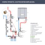 Евроконус для труб из сшитого полиэтилена Stout 3/4"x20x2.8 мм ВР латунь SFC-0020-002028