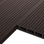 Террасная доска ДПК Decking Smart цвет Венге 4000x150x24 мм 0.6 м²