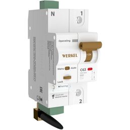 Умный автоматический выключатель 1 P 63 A C 6 kA Werkel W1001P6301 (a063126)