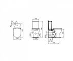 Унитаз напольный Ideal Standard Tesi Aquablade T008201 без сиденья