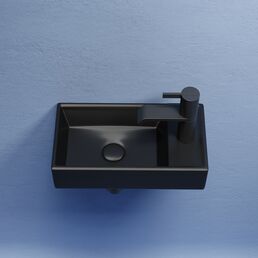 Раковина подвесная Ceramica Nova Element 41 см CN6051LMB черная матовая