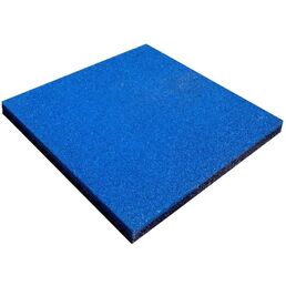 Плитка резина 500x500x30 мм синяя
