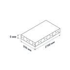 Стеновая панель ПВХ Fineber Винтаж серый 2700x250x5x5 мм 0.675 м²