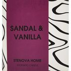 Свеча ароматизированная Sandal&Vanilla коричневая 8.5 см