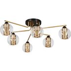 Люстра потолочная Arte Lamp Manchester 6 ламп цвет черный