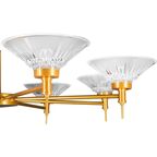 Люстра потолочная светодиодная Arte Lamp Alessia 25 м² регулируемый белый свет цвет золотой