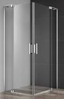Душевой уголок Cezares Slider 110х110 SLIDER-A-2-100/110-GRIGIO-Cr без поддона, стекло тонированное, профиль хром