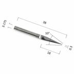 Гравер DJTOL AJ3.1003 прямой конусный (по дереву, композиту (АКП), пластику)