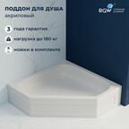 Душевой поддон трапеция RGW BT/CL-S (1000x1000)