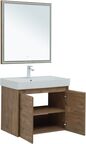Комплект мебели Aquanet Nova Lite 76 см подвесной (тумба с раковиной и зеркалом)