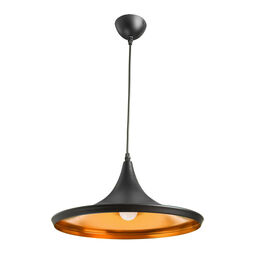 Светильник подвесной Arte Lamp Cappello E27 40 Вт 2 кв.м черный IP20 (A3406SP-1BK)