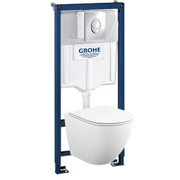 Комплект Grohe Rapid SL 39187001 подвесной унитаз + инсталляция + кнопка смыва