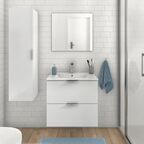 Пенал для ванной Sensea Essential 30x116x32 см цвет белый
