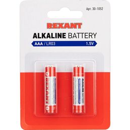 Алкалиновая батарейка 30-1052 REXANT