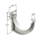 Кронштейн желоба Docke Lux пластиковый d140 мм графитовый серый RAL 7024