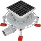 Трап для душа Ани Пласт комбинированный затвор 150x150 мм чугун THZ5616