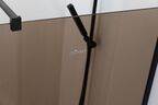Душевая перегородка Cezares Liberta 110x195 LIBERTA-L-1-110-BR-NERO стекло бронза, профиль черный