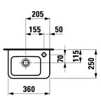 Раковина Laufen Pro 1695.5