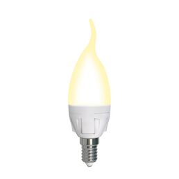 Лампочка светодиодная LED-CW37 7W/3000K/E14/FR/DIM PLP01WH картон Uniel