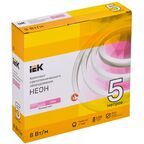 Комплект светодиодной ленты IEK Неон 2835P120 120 диод 8 Вт/м 220 В 50 мм IP65 5 м розовый свет