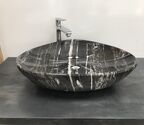 Раковина накладная CeramaLux 60 см 206 черная