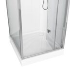 Душевая кабина Ceruttispa Bella Bella T 90x90 см, без крыши профиль хром