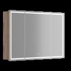 Зеркальный шкаф с подсветкой Sancos Mirror 119 см MI120EG дуб галифакс